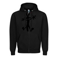 Black coyote's hole 2 Zipper Hoodie - lanVoArt