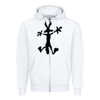 White coyote's hole 2 Zipper Hoodie - lanVoArt