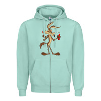 Seafoam danger coyote's hole Zipper Hoodie - lanVoArt