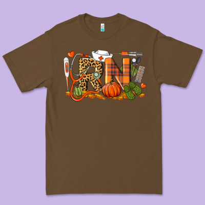 Fall Rn Registered Nurse Premium Tee Designed By Lillyallendesigns