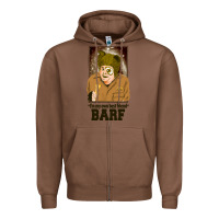 Chestnut spaceballs   barf Zipper Hoodie - lanVoArt