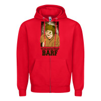 Red spaceballs   barf Zipper Hoodie - lanVoArt