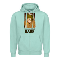 Seafoam spaceballs   barf Zipper Hoodie - lanVoArt