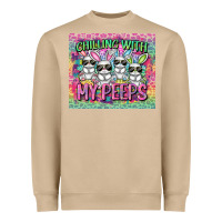 Mushroom chilling with my peeps Heavyweight Sweatshirt - FaDigitalArtStudio