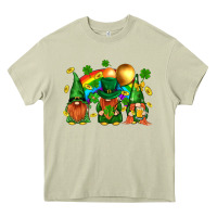 Mossy st. patricks  gnomies with rainbow Heavy Core Tee - BundleAndBundleShop