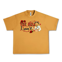 Peanut Butter the hell i wont with sassy pinup cowgirl Urban Heavy Tee - texasbilliewilder