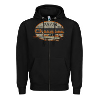 Piper Cherokee Pa 28 Retro Vintage Design Zipper Hoodie | Teevron
