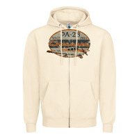 Sandshell piper cherokee pa 28 retro vintage design Zipper Hoodie - lanVoArt