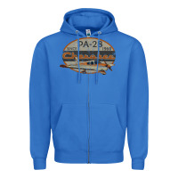 True Royal piper cherokee pa 28 retro vintage design Zipper Hoodie - lanVoArt