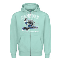 Seafoam property of danbury trashers Zipper Hoodie - lanVoArt