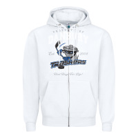 White property of danbury trashers Zipper Hoodie - lanVoArt