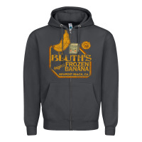 Smoke retro distressed bluth's banana stand Zipper Hoodie - lanVoArt