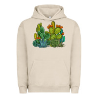 Watercolor Cactus Urban Hoodie | Teevron