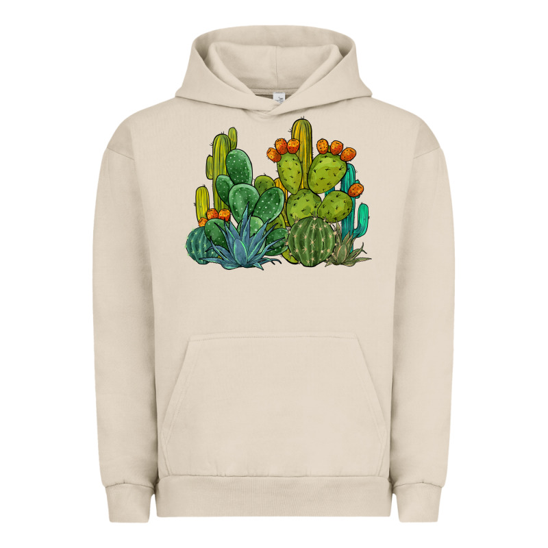 Watercolor Cactus Urban Hoodie by BarkalooDesign | Teevron