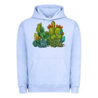 Pigment Grape Ice watercolor cactus Urban Hoodie - BarkalooDesign