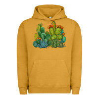 Pigment Peanut Butter watercolor cactus Urban Hoodie - BarkalooDesign