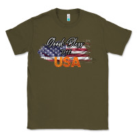 Army Green God Bless The USA Classic Tee - Bettercallsaul