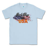 Dusty Blue God Bless The USA Classic Tee - Bettercallsaul