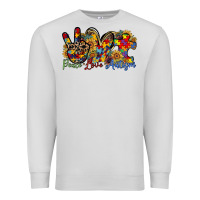 Dove Grey peace love autism Premium Sweatshirt - RacoonDesign