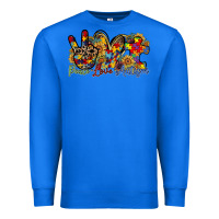 True Royal peace love autism Premium Sweatshirt - RacoonDesign