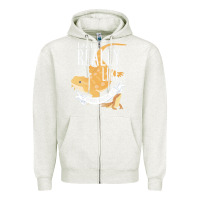 Oatmeal Heather bearded dragons i just really like bearded dragons Zipper Hoodie - lanVoArt