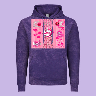 Burn Book Vintage Hoodie Designed By Tumblerdesignbyshophia