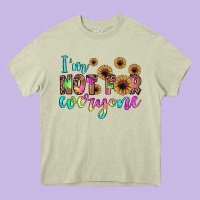 I'm Not For Everyone Heavy Core Tee Designed By Jahusdesignshop