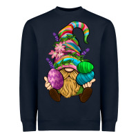 Easter Holding Eggs Gnome Heavyweight Sweatshirt | Teevron