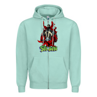 Seafoam spawn Zipper Hoodie - lanVoArt