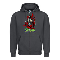 Smoke spawn Zipper Hoodie - lanVoArt