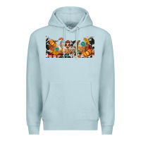 Blue Mist cozy vibes libbey glass Premium Hoodie - BundleAndBundleShop