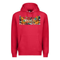Cardinal cozy vibes libbey glass Premium Hoodie - BundleAndBundleShop