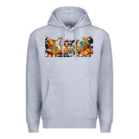 Heather Grey cozy vibes libbey glass Premium Hoodie - BundleAndBundleShop