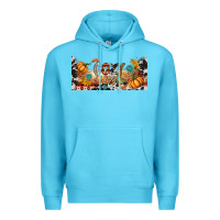 Ocean Blue cozy vibes libbey glass Premium Hoodie - BundleAndBundleShop