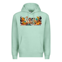 Seafoam cozy vibes libbey glass Premium Hoodie - BundleAndBundleShop