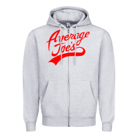 Heather Grey average joe's gym 1 Zipper Hoodie - lanVoArt