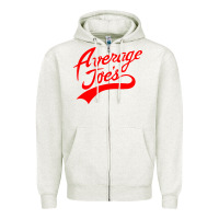 Oatmeal Heather average joe's gym 1 Zipper Hoodie - lanVoArt