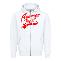 White average joe's gym 1 Zipper Hoodie - lanVoArt