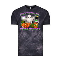 Cloud Black I ghost people all year round Vintage Tee - NancyCooperArtShop