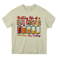 Mossy Battery Life Of A Bus Driver Heavy Core Tee - BundleAndBundleShop