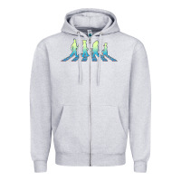 Heather Grey wizard of oz abbey brick road Zipper Hoodie - lanVoArt