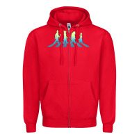 Red wizard of oz abbey brick road Zipper Hoodie - lanVoArt