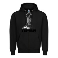 Black dr. strangelove   major kong Zipper Hoodie - lanVoArt