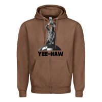 Chestnut dr. strangelove   major kong Zipper Hoodie - lanVoArt