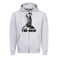 Heather Grey dr. strangelove   major kong Zipper Hoodie - lanVoArt