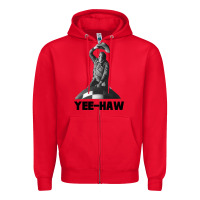 Red dr. strangelove   major kong Zipper Hoodie - lanVoArt