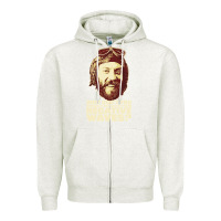 Oatmeal Heather oddball from kellys heroes – negative waves movie quote original de Zipper Hoodie - lanVoArt