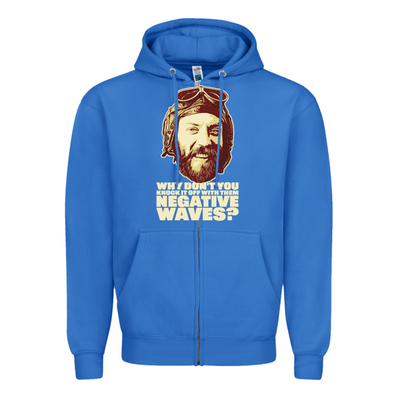 Oddball From Kellys Heroes – negative Waves Movie Quote Original De Zipper Hoodie by lanVoArt | Teevron