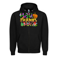 Black holiday fusion art Zipper Hoodie - CowhideDigitalArt