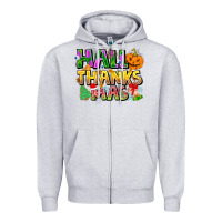 Heather Grey holiday fusion art Zipper Hoodie - CowhideDigitalArt